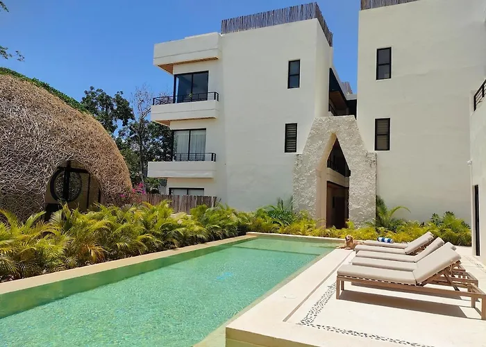 Tropical Escape In A Cozy Paam Cheel * Tulum